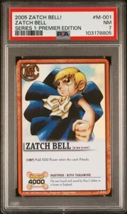 Zatch Bell 2005! Serie 1 ZATCH BELL Edición Premier HOLO M-001 Lámina PSA 7 Pop 2 - Imagen 1 de 2