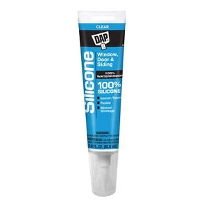 2.8 oz Dap 684 Clear 100% Silicone Window, Door, and Siding Sealant - Picture 1 of 1