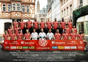 FSV Mainz 05 Mannschaftskarte 2024/25 24/25 A5 - Bild 1 von 1