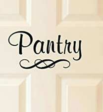 Vinyl Wall Art Decal - Pantry - 9" X 4.6" - Trendy Cute Funny Positive Quote Sti