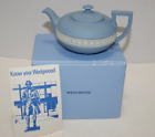 Wedgwood Jasperware Blue Miniature Egyptian Collection Teapot 8181
