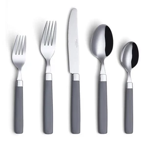 ANNOVA 20 Pieces Stainless Steel Flatware/Cutlery Set - Color Handles - 4 x D... - Picture 1 of 8