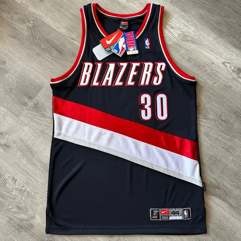 Authentic Rasheed Wallace Portland Trail Blazers Jersey 44 Large Nike Blazers Cover