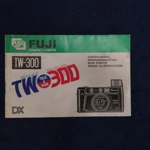 FUJI TW-300 SLR 35mm Camera Owners Instruction Manual Complete GOOD COND - Picture 1 of 4