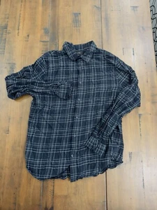 Vince Hemd Herren L Classic Fit kariert Baumwolle Knopfleiste Langarm Freizeit - Bild 1 von 4