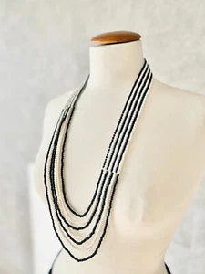 Ausgefallenes Design! Mehrreihige C. ALESSANDRO Statement HALSKETTE Kette 92 cm - Bild 1 von 4