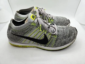 Nike Zoom Flyknit Streak Shoes Men's 7.5 Gray Running Athletic Training Sneakers - Picture 1 of 8