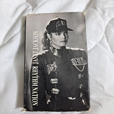 Janet Jackson Rhythm Nation Cassette Tape Single 1st 1989 Press R&B Urban