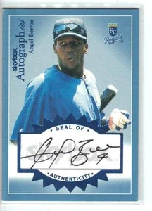 2004-  SKYBOX AUTOGRAPHICS  #A-AB  Angel Berroa  "AUTOGRAPH"  Pr: 165/182 - Picture 1 of 2