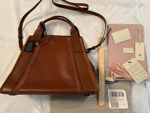 Radley London Baylis Road Suede Medium Multiway Grab Bag Tortoise NWT Handbag - Picture 1 of 24