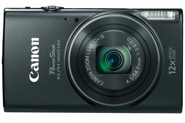 Canon PowerShot ELPH 360 HS 20.2 MP Compact Digital Camera - Black