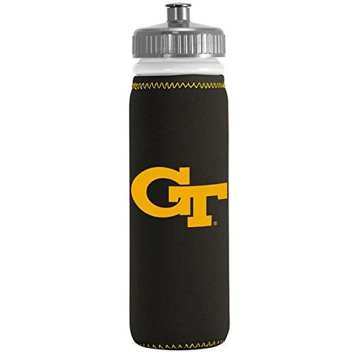 Botella de agua deportiva exprimible Georgia Tech Yellow Jackets 22 oz - NUEVA Foto 1 de 1