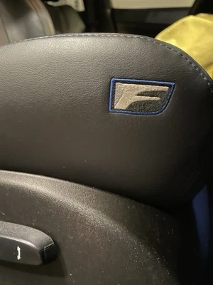 Lexus ISF 2009 asiento de pasajero - negro Foto 1 de 3