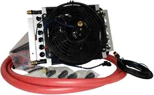 ATS Auxiliary Transmission Cooler For 1/2" Lines Ford Dodge Chevy GMC Diesel - Picture 1 of 2