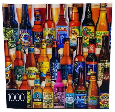 Beer Bottles Jigsaw Puzzle NEW 1000pc IPA Craft Elysian 20 X 27 in Prty Mail Shp - Image 1 of 4
