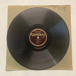 NATIVE AMERICAN ~ FIELD RECORDINGS ~ MANDOLIN TYPE SOLO ~ 78 rpm ~ HEAR ~ X 3108 - Picture 1 of 2