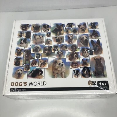 The World of Dogs 拼图 1000 件 Eurographics 全新未拆封  — 第 1/4 张图片