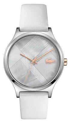 LACOSTE 2001146 NIKITA GREY DIAL GREY LEATHER BAND WOMENS WATCH - Image 1 of 4