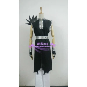 Fairy Tail Gajeel Redfox Black Steel Kurogane Outfit Anime Cosplay Costume F008 - Picture 1 of 5