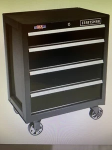 CRAFTSMAN 2000 Series 26-in 4-Drawer Tool Cabinet (Black) - 721615314756 - Picture 1 of 2
