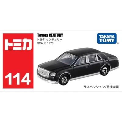Takara Tomy Tomica 114 Toyota Century Black Metal Diecast Model Toy Car New - Image 1 of 4