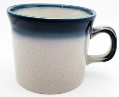 Vintage Wedgwood Blue Pacific Mug Tea Cup 3" Made in England Oven to Table - Image 1 of 4