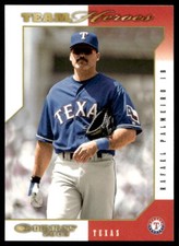 2003 Donruss Team Heroes 520 Rafael Palmeiro Rangers  Baseball Card