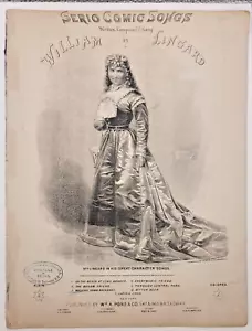 BLATTNOTEN - WILLIAM LINGARD - KREUZVERBAND - LITHO COVER 1868 - Bild 1 von 1