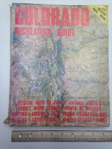 Vintage Colorado recreation guide Maps Recreation Areas skiing Geological survey - Picture 1 of 23