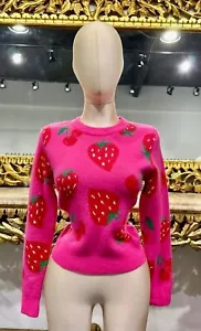 Pullover Damen Erdbeere - Bild 1 von 1