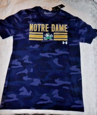 NCAA Notre Dame Fightin Irish Under Armour  Mens Adult T-Shirt Size Medium NWT - Image 1 of 2