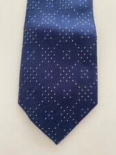 William Hunt |Savile Row |Tie |Navy Blue And White Dots