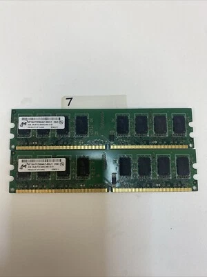 RAM para computadora 2 X 4 GB (2 GB cada uno) 2Rx8-PC2-6400U MT16HTF25664AY  Foto 1 de 3