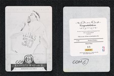 2012-13 Gold Standard Printing Plate Black 1/1 Rasheed Wallace (Boston Celtics)