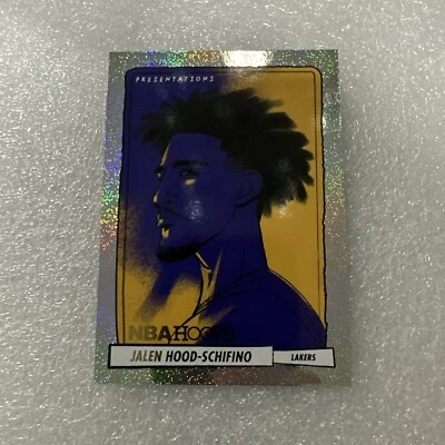Jalen Hood-Schifino 2023-24 Panini NBA Hoops Presentations Lakers #14 - Image 1 of 2