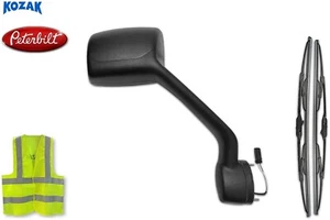 Espejo retrovisor capó negro lado derecho pasajero para Peterbilt 587, 579 (2010-2017) - Imagen 1 de 12