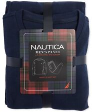 NAUTICA Men’s Blue Waffle Knit Thermal Pajama Top Size XXL