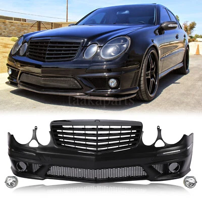Front Bumper W/Grill W/Fog lights fit for Mercedes Benz E-Class 2007-09 - Image 1 of 4