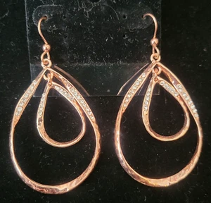 NEW Park Lane Rose Gold BELLE Earrings - Picture 1 of 5