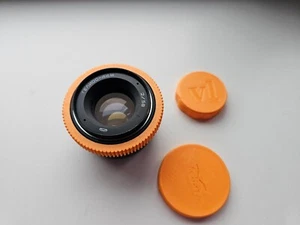 Sowjetische UdSSR Helios 44M 58 mm F/2.0 Prime Objektiv Custom Anamorph ORANGE - Bild 1 von 11