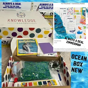 KNOWLEDGE CRATES OCEAN NUOVO Kit educativo fai da te STELO ETÀ 2+ APPRENDIMENTO PRESCOLARE - Foto 1 di 8