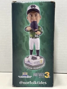 Cabezal Bobblehead Grayson G-Rod Rodriguez Norfolk Tides - Imagen 1 de 5