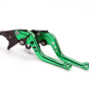 Short Anodized Brake Clutch Levers For Kawasaki ninja 400 2018-20 ninja 125/Z125 - Picture 1 of 10