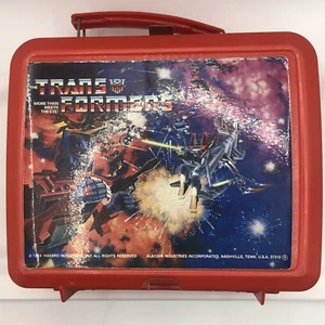 Fiambrera vintage Transformers Aladdin Optimus Prime estado decente algunos daños - Imagen 1 de 18