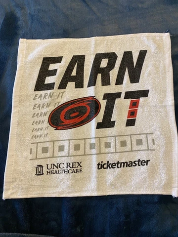 Carolina Hurricanes “Earn It” Playoff Rally Towel Cover