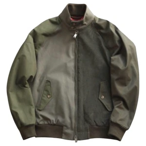 ENGINEERED GARMENTS × BARACUTA G9 Combo Fabric Jacket Olive Size 40 L F/S - Picture 1 of 13