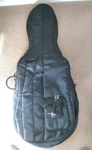 Cello Bag Padded Cover with Bow Pocket and Backpack Straps - Picture 1 of 3
