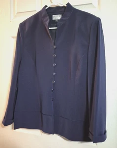 Kasper For ASL Kleid Damen blau Knopfleiste Nero Blazer Größe 14 - Bild 1 von 11