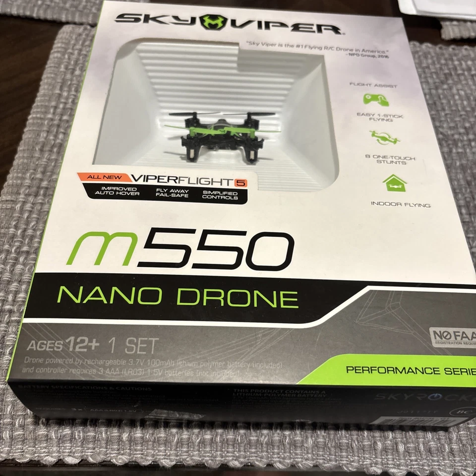 The Sky Viper M550 Nano Drone Remote Control NEW - Image 1 of 4