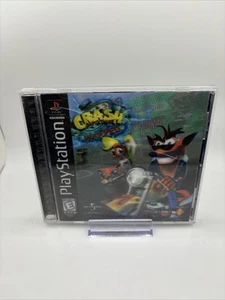 Crash Bandicoot 3 Warped Black Label 3D Lenticular Cover Complete Playstation 1 - Picture 1 of 4